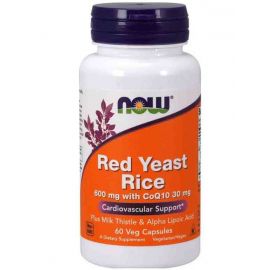 NOW Red Yeast Rice 600 mg with CoQ10 30 mg